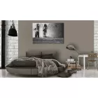 Kép - Rajzoló kisgyerekek (szürke)