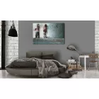 Kép - Rajzoló kisgyerekek (piros és zöldes-kékes)