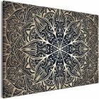 Kép - Barna keleti mintás virágok (1 darabban)