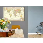 Kép - Krémszínű világtérkép