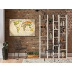 Kép - Díszített világtérkép