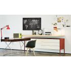 Kép - Világ térkép országnevekkel fekete háttérrel