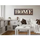 Kép - Otthon fából fa háttéren (keskeny 1 darabban)