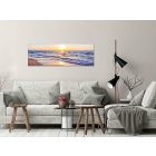 Kép - Barna tengerpart (keskeny 1 darabban)