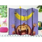 Paraván - Banán és majom 2 [helyiségelválasztók]