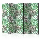 Paraván - Zöld és barna levelek II