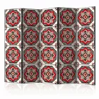 Paraván - Piros mozaikos dísz II