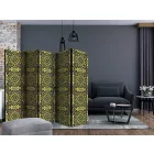 Paraván - Malachit mozaik II