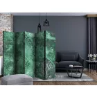 Paraván - Smaragdzöld díszek II