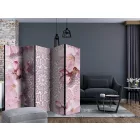 Paraván - Rózsaszín pasztell Mandala II