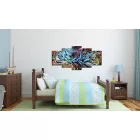 Kép - Kék graffiti 2