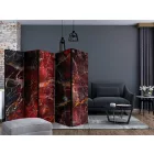 Paraván - Piros-fekete márvány II