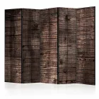 Paraván - Sötétbarna deszkák II