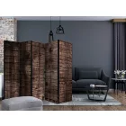 Paraván - Sötétbarna deszkák II