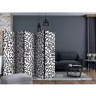 Paraván - Fekete-fehér labirintus II