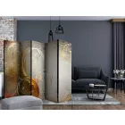 Paraván - Díszes arany levél II