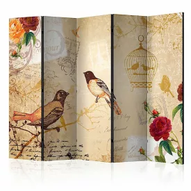 Paraván - Madarak, virágok és írások II