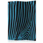 Paraván - Türkiz zebra minta