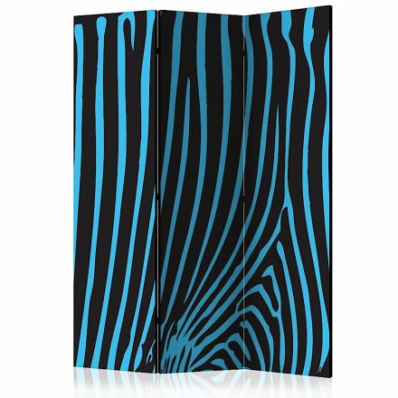 Paraván - Türkiz zebra minta