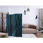 Paraván - Türkiz zebra minta