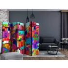 Paraván - Szivárványszínű város II