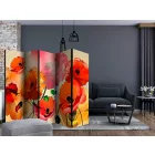 Paraván - Bársony mákvirágok IV