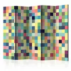 Paraván - Apró színes négyzetek IV