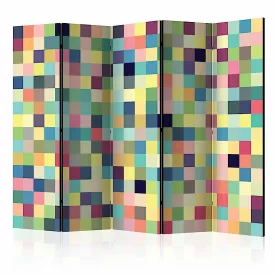 Paraván - Apró színes négyzetek IV