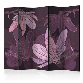 Paraván - Lila virágok II