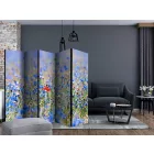 Paraván - Kék színű búzavirág rét II