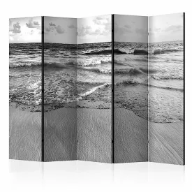 Paraván - Fekete-fehér tengerpart II