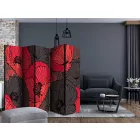 Paraván - Piros és szürke pipacsok II