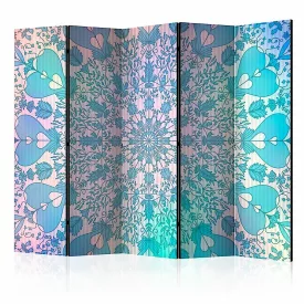 Paraván - Lány Mandala (kék) II