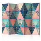 Paraván - Keleti mintás háromszögek II