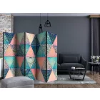 Paraván - Keleti mintás háromszögek II