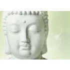 Kép - Hófehér Buddha és virágok