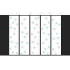 Fotótapéta - Kék csillagok fehér háttéren