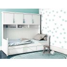 Fotótapéta - Kék csillagok fehér háttéren