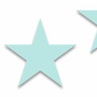 Fotótapéta - Kék csillagok fehér háttéren