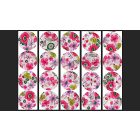 Fotótapéta - Rózsaszín mezők - körökben