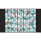 Fotótapéta - Türkiz mezők - körökben