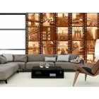 Fotótapéta - New York kollázs (szépia)