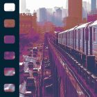 Fotótapéta - NY - városi kollázs