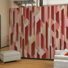 Fotótapéta - Piros-rózsaszín négyszögek