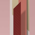 Fotótapéta - Piros-rózsaszín négyszögek