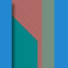 Fotótapéta - Piros-kék négyszögek