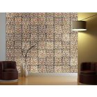 Fotótapéta - Vöröses virágminták