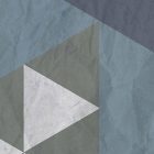 Fotótapéta - Kék háromszög minták