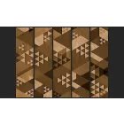 Fotótapéta - Barna háromszög minták