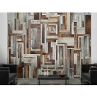 Fotótapéta - Fa deszkák labirintusa